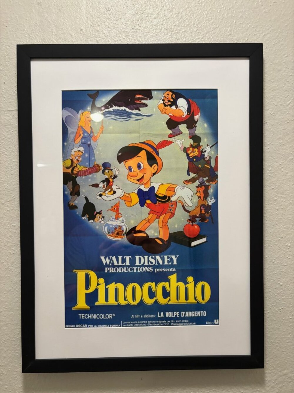 Pinocchio Framed 11x15 Inch Art Print - Walt Disney Movies